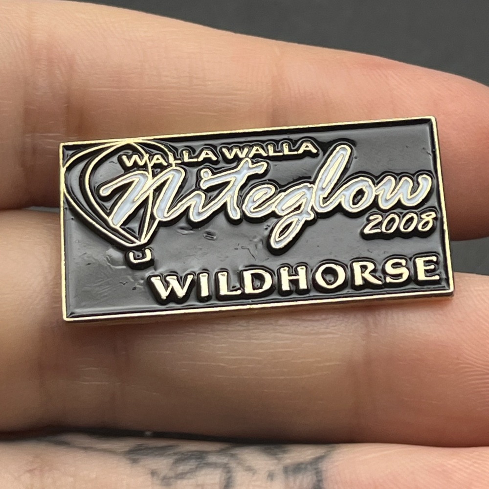Walla Walla Niteglow 2008 Wildhorse Lapel Hat Pin